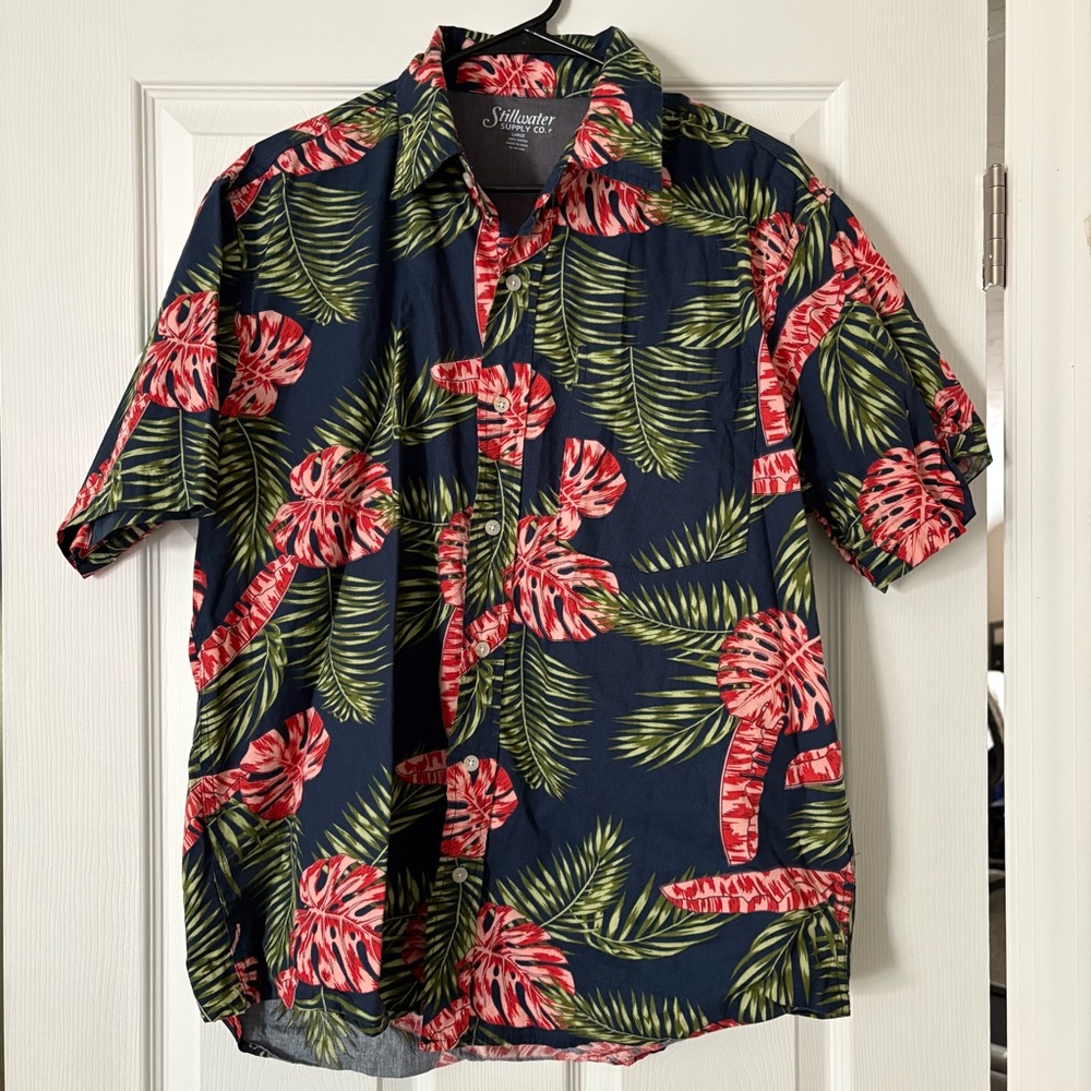 Men's Tropical Print Shirt